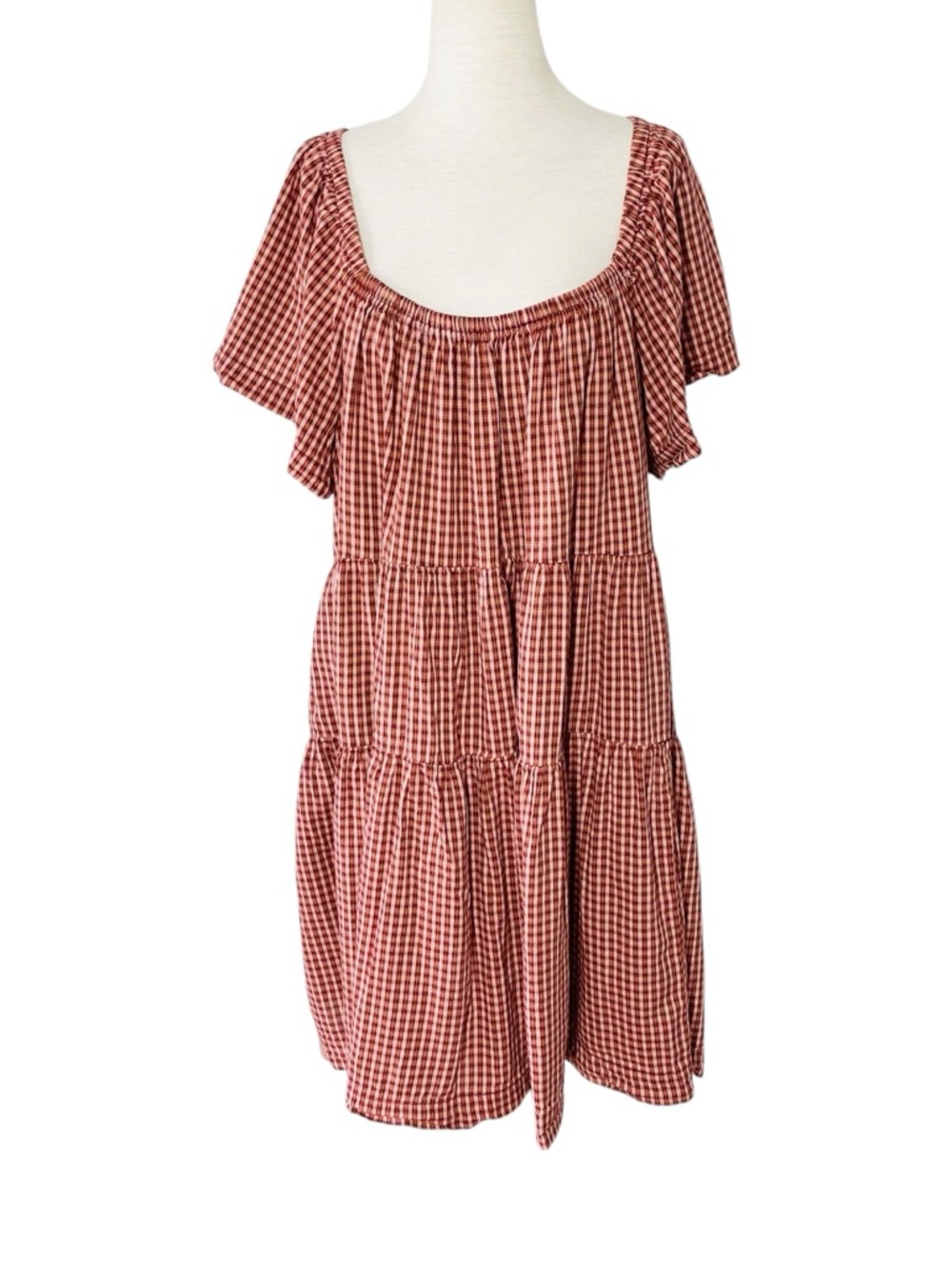 OLD NAVY Tiered Swing Mini Dress - Picture 2 of 5